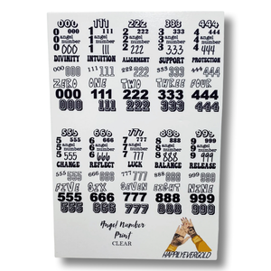 Angel Numbers Print